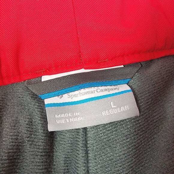 Columbia Omni Tech Bugaboo Mens Large Red Ski Pants Winter Snow Outdoors Camping - Picture 6 of 12